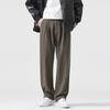American Pinstripe Drape Casual Pants Men's Autumn Loose Large Size Straight Trousers Men's High-end Trousers