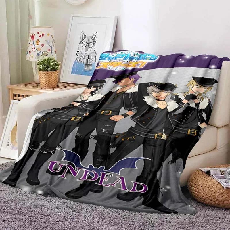 Cartoon Kinder Warme Decke Idol Fantasy Festival Untote Gruppe Bedruckte Decke Mikrofaser Flauschige Decke