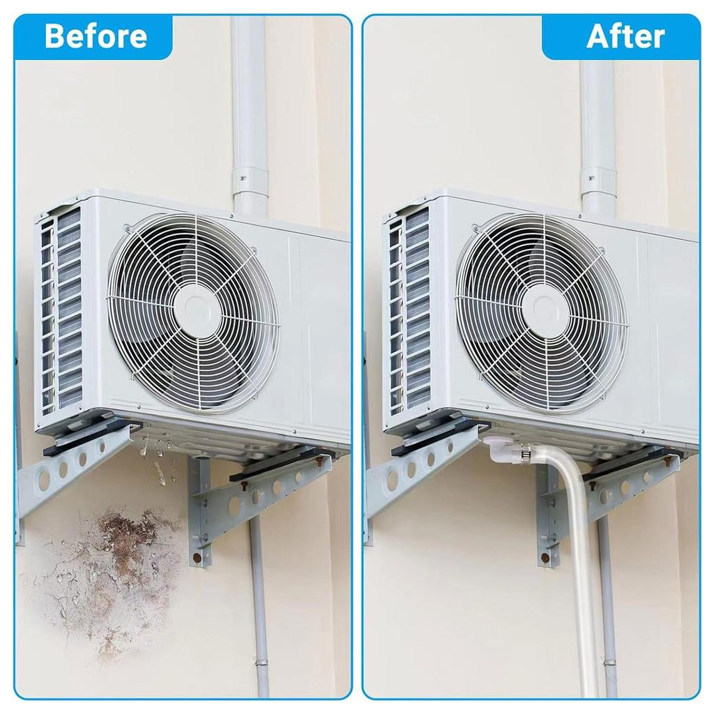 Portable Air Conditioner Drain Hose Set with Connector Air Conditioner Drainage Solution Easy to Install Drain Hose