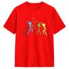 Alan Becker Gaming Fighting T-Shirt Sommer Trendig Cool T-Shirts Unisex Baumwolle T-Shirts Kurzarm Vintage Tops