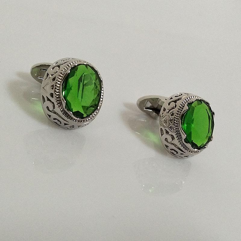 Boutons de manchette Chemise Française Pour Hommes Femmes Marque Vert Manchette Luxe Mariage Bouton Haute Qualité Invités