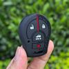 Silicone Car Key Case Cover For Nissan Maxima Versa Altima Sentra Tiida Armada Juke Micra Cube Car-styling Fob 4 Buttons