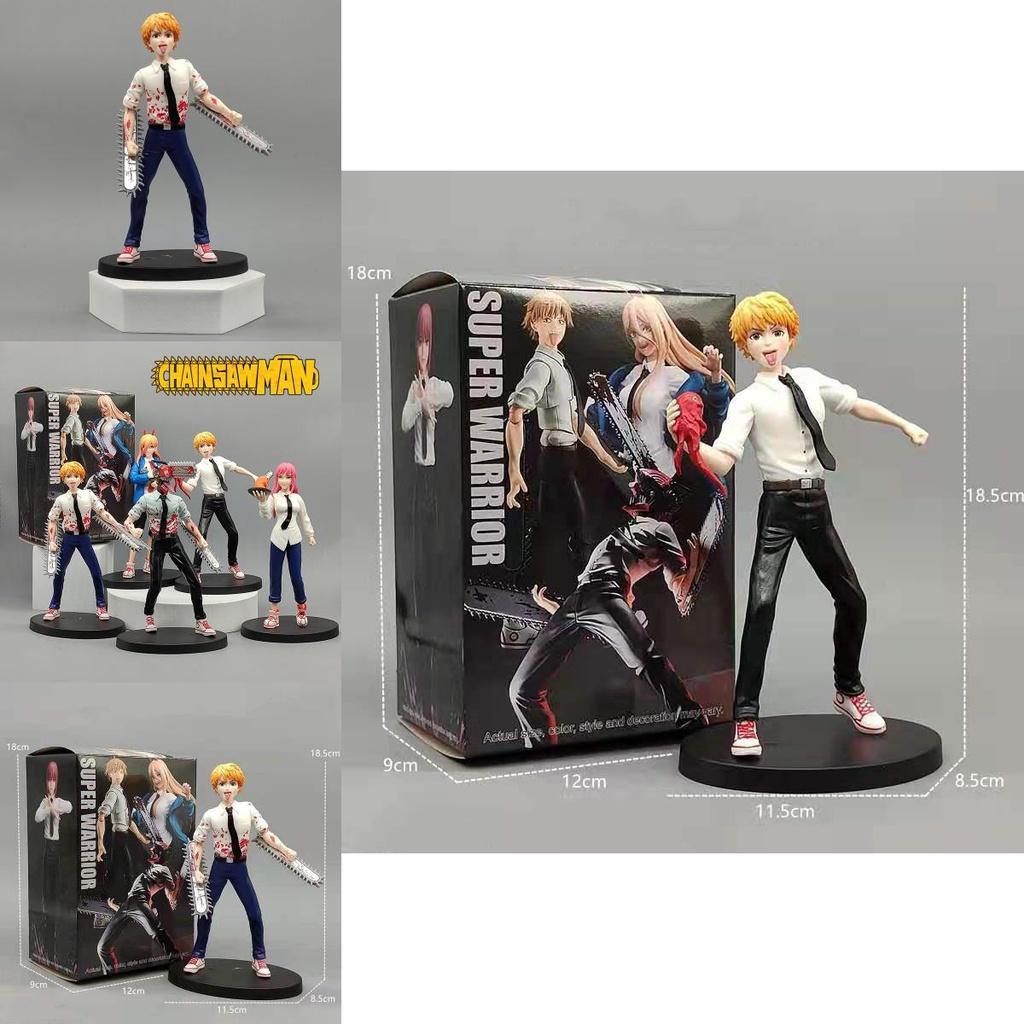 Kettensägenmann-Figur, Modellpuppe, Spielzeug, Weihnachtsgeschenk für Kinder, Denji Power Pochita Makima