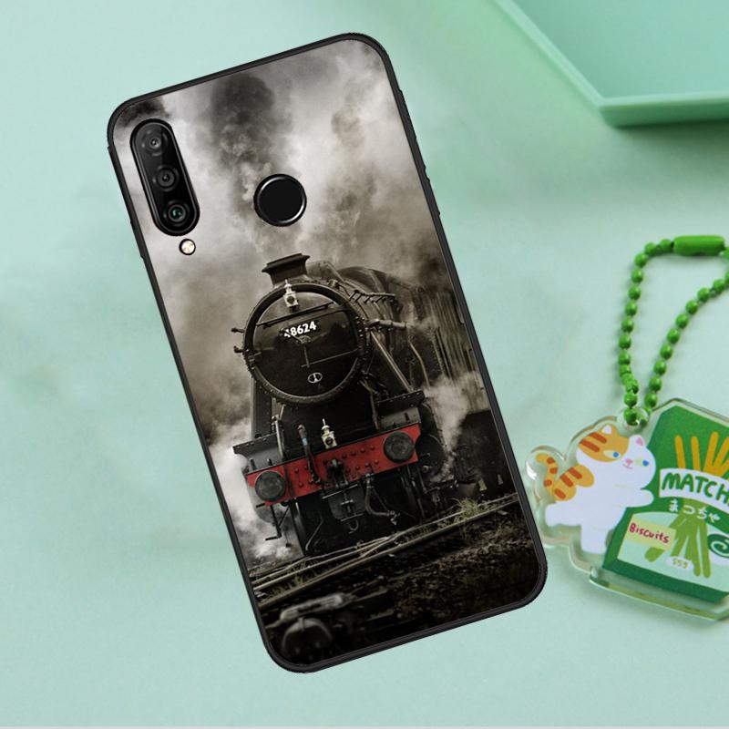 

Vintage Steam Train Railway For Huawei Nova 8i 11i 12i 12s 9 10 SE Y90 Y60 Y70 Y72 Y61 Y91 P20 P30 P40 Lite P60 Pro Case Huawei Nova Y70
