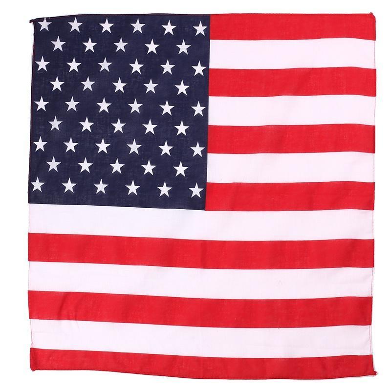 American Stars And Stripes USA Flag Bandana Hair Band