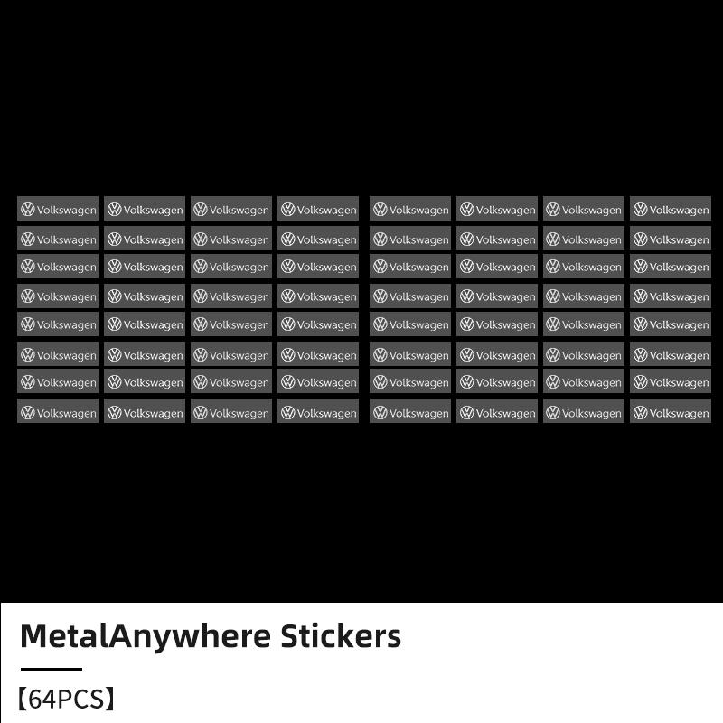 3D Metal Car Emblem Letter Decorative Stickers Badge Decal For Volkswagen VW Passat Golf Tiguan Polo M178 Scirocco Jetta CC Touareg