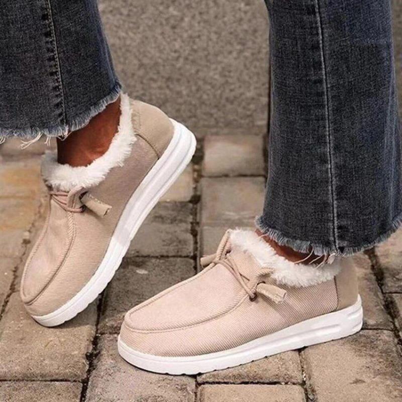 Large Size Women's Shoes Autumn and Winter New Fashion Platform Foot Cotton Shoes