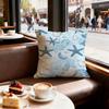 Light Blue Ocean Ripple Cushion Cover Decorative Cushions Covers Cover Sofa X Pillow  Piece X X Pillowcase