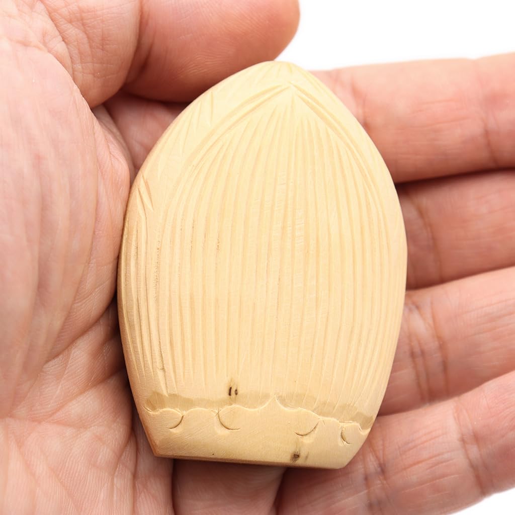 Kurita's Special Buddhist Statue [Guardian Deity] White-Robed Kannon (Lotus-Shaped Incense Holder Buddha [Pocket Buddha]) Guardian Deity (Height