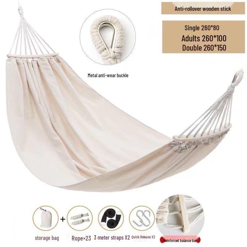FEBORY Outdoor Canvas Hammock