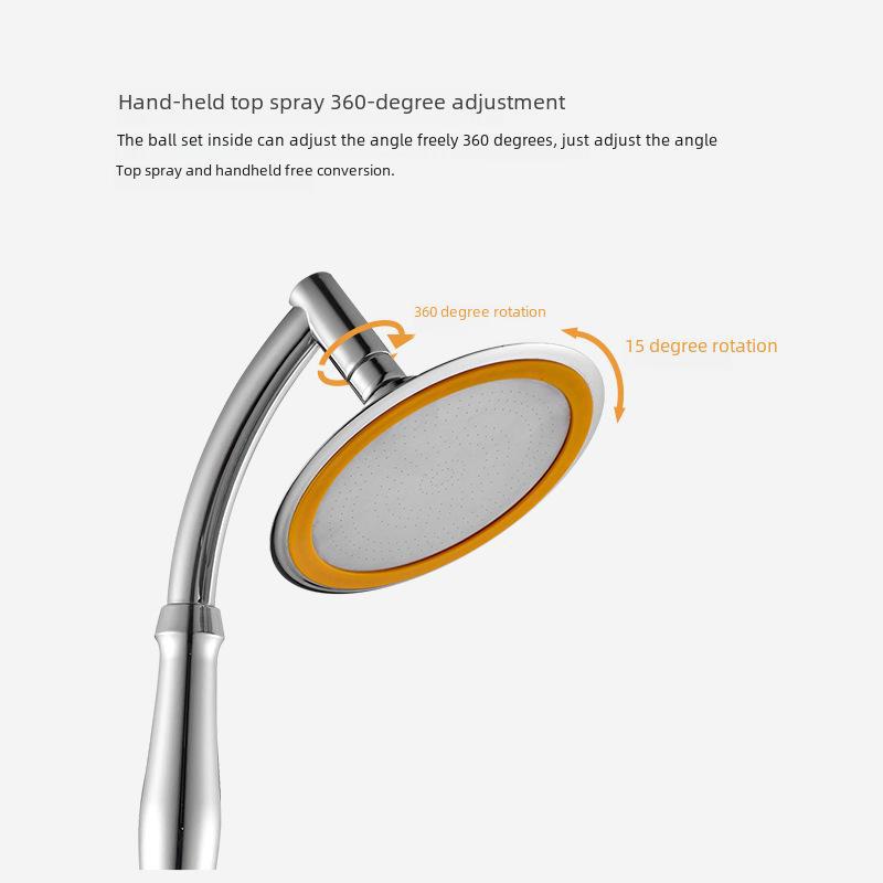 6palcová ruční a stropní tlaková sprchová hlavice s dvojím použitím se sadou ohřívače vody