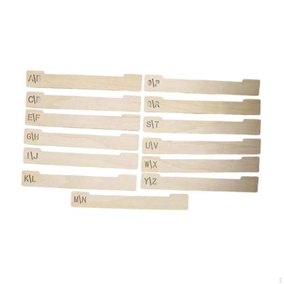 , Alphabetical Record Dividers, Letter Organizers, CD Rack for Music Lovers