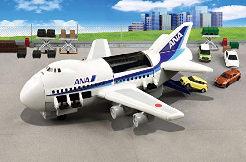 TAKARA TOMY "Tomica World Cargo Jet ANA" Miniature Car Toy, Unisex, Ages 3 and Up, Meets Toy Safety Standards, ST Mark Certified