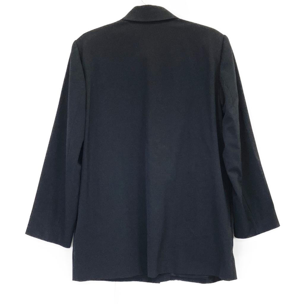 Balenciaga Czarna koszula zapinana na guziki z poduszkami na ramionach topy 32 czarnyUżywany