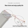 Aston A6030 Myopia Glasses: Half-Titanium, Full-Titanium Options, Fashionable, Prescription-Ready, Large Frame, Eye Protection.