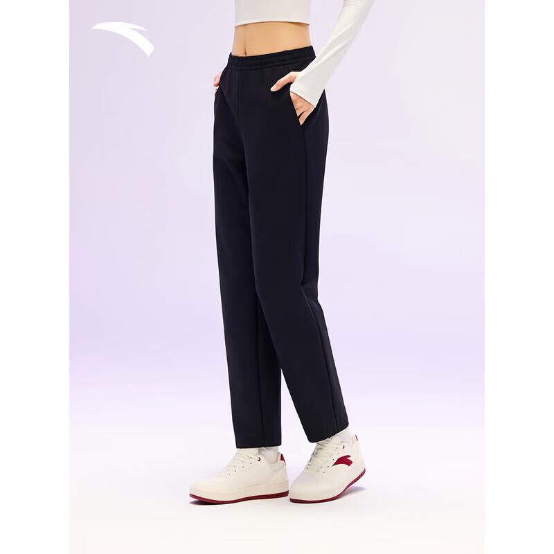 ANTA Women s Fleece-Lined Straight Leg Athletic Pants S