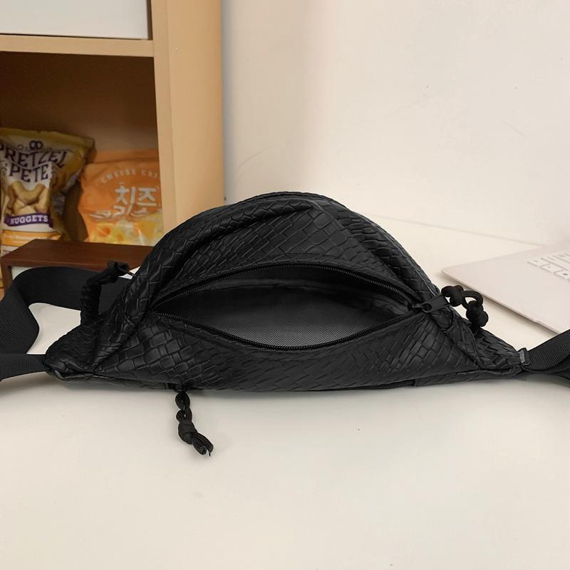 Unisex Fabric Standard Waist Bag  Large Capacity Fanny Packs  Chest Bag  Shoulder Crossbody Bags  High Quality  Belt Bags  Fashion