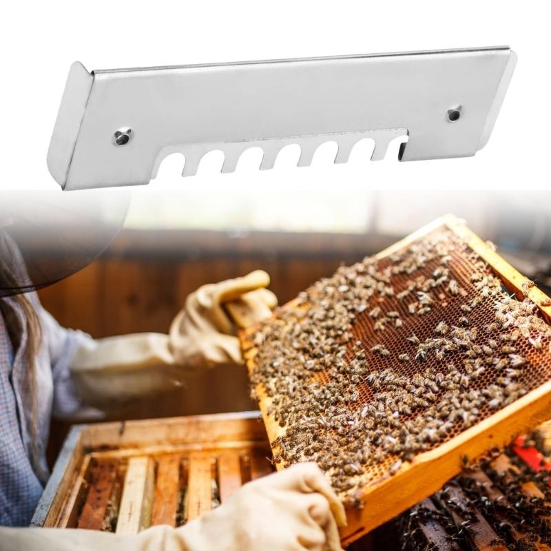 Stainless Steel Sliding Gate Bees Tools with Ventilation Control Suitable for Professional Beekeepers Metal Accessories