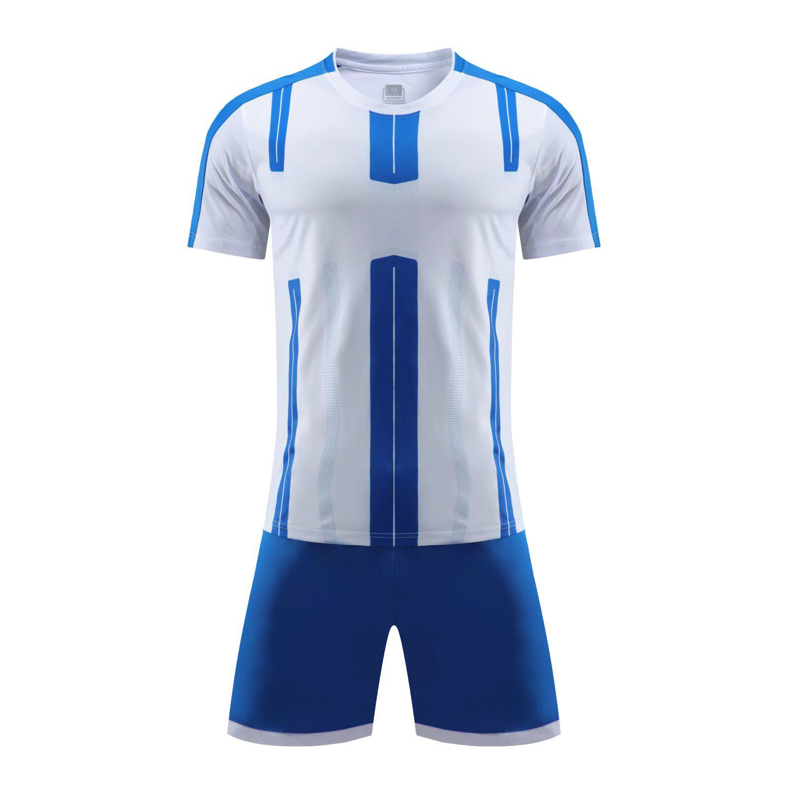 Factory-approved football jersey set, adult children s football training jersey, light board jersey, competition jersey printing 22