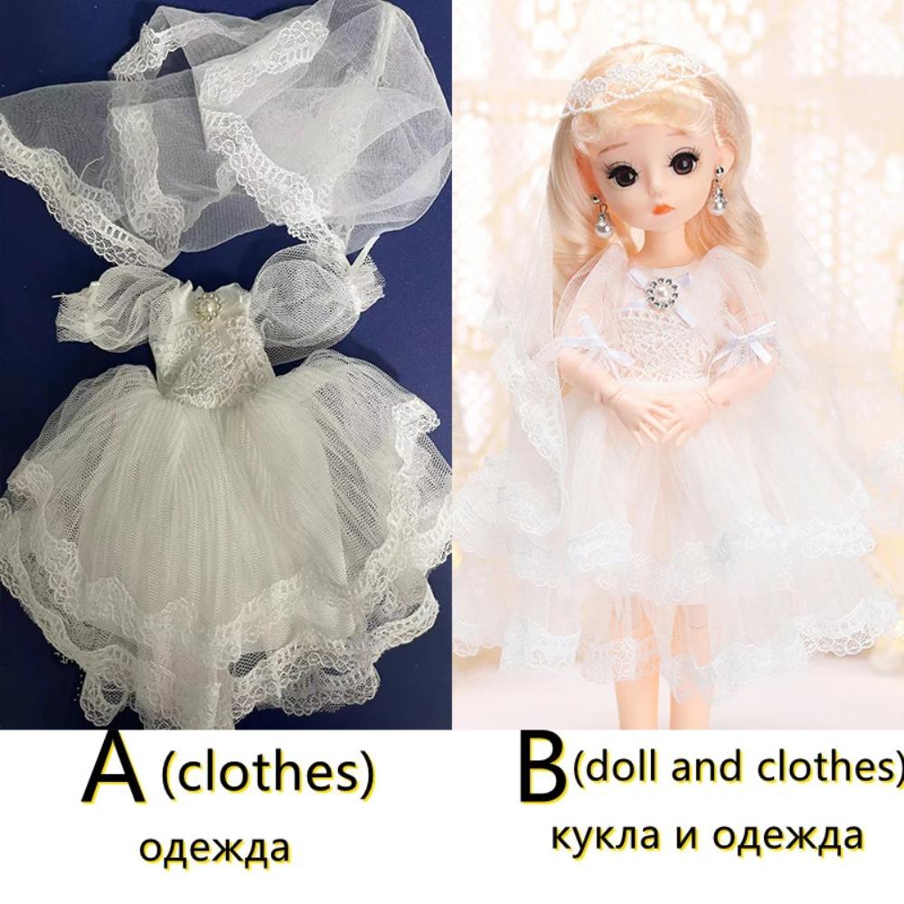 30cm Cute Princess Doll Set or Doll Clothes 21 Joints Moveable Doll Kids Girl Doll Toy Gift 1/6 Bjd Doll
