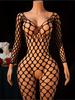 Open Crotch Bodystocking Women Sexy Adult Female Black Bodysuits Fishnet Lingerie Underwear Erotic Costumes Porn Underwear Ab11