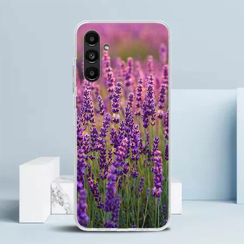 

Purple Lavender Flowers Phone Case For Samsung Galaxy A17 A37 A57 A16 A15 A14 A13 A56 A55 A54 A53 A36 A35 A34 A33 A26 A25 A24 A2 Samsung A13