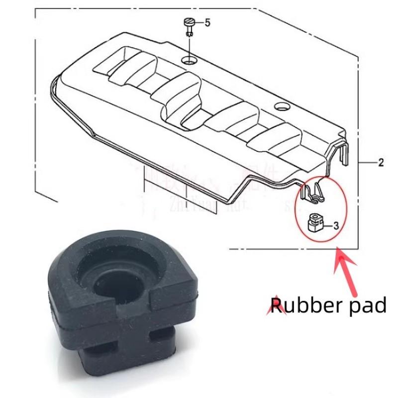 For Honda  8th 9th Generation Accord JADE CIVIC  Engine Upper Cover Plate Buffer Rubber  Screw  Base  Buckle