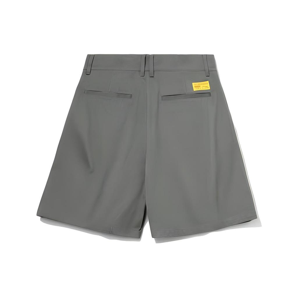 Li Ning Sports Shorts Men's Gray Green Thin AKSP149-1
