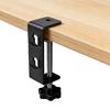 2Pcs Desktop Base C Clamps Table Mount Clamps Desk C Clamps Iron Hardware Clamps For Workbench Studio Accessories