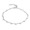 Stainless Steel Heart-shaped Handmade Non-fading Anklet for Women