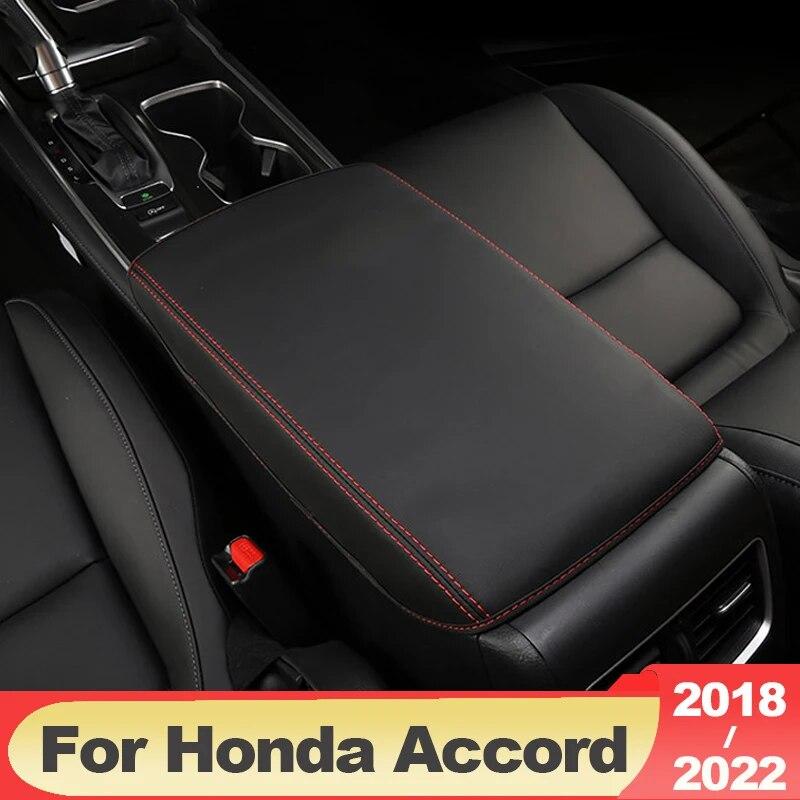 For Honda Accord X 10th 2018  2022 Central Armrest Case Holster Handrail Cover Armrest Pad Decoration Modified Car Accessori