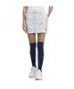 Adidas Women's Graphic Print Stretch Golf Skirt, NMJ51, White, Sizes J/XL