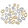 10pcs 20pcs Stainless Steel Oval Charms Geometric Connectors Jewelry Making Necklace Bracelets Twist Open Connection Jump Rings