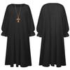 Medieval Priest Cosplay Costume With Polyester Fabric For Halloween Stage Performances