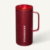 Starbucks Edelstahl-Weihnachtsbecher, rot, 503 ml