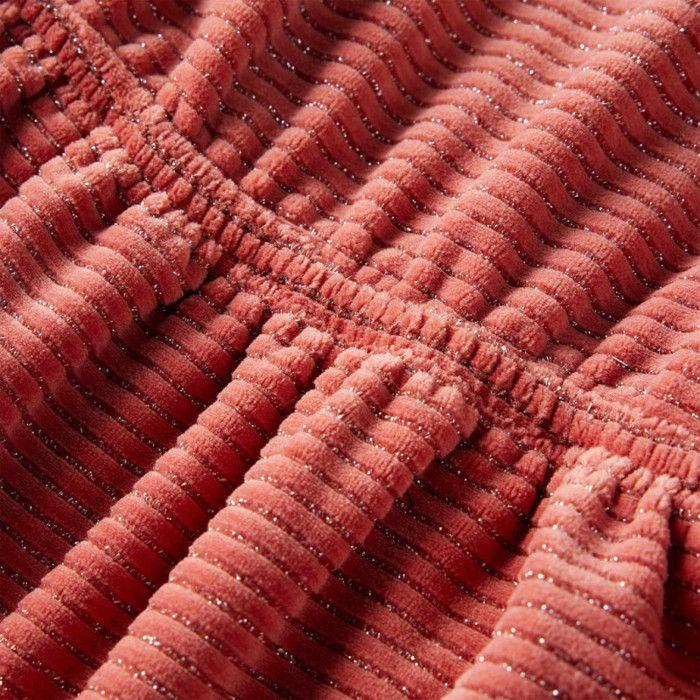Robe - vidaXL - manches longues - rose moyen - pour filles de 1,5 à 10 ans - confortable et résistante