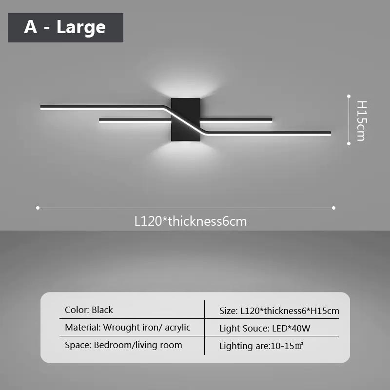 Modern LED Wall Lamps Black White Living Dining Room Bedroom Bedside Porch Hallway Lamps Home Decor Indoor Lighting Wall Sconce