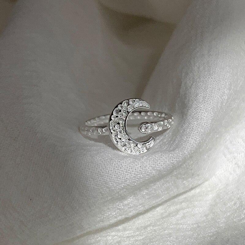 

Модные простые нерегулярные рябь луна регулируемые кольца для женщин супер тонкие обручальные кольца для свадьбы ювелирные изделия для вечеринок подарки Resizable