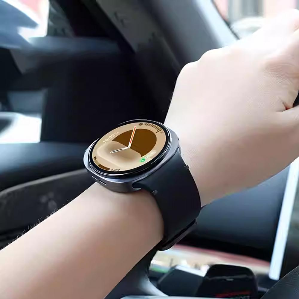 Official Silicone Strap for Samsung Galaxy Watch 8 44mm 40mm/8 Classic 46mm Band Breathable Wristband Sport Bracelet Accessories