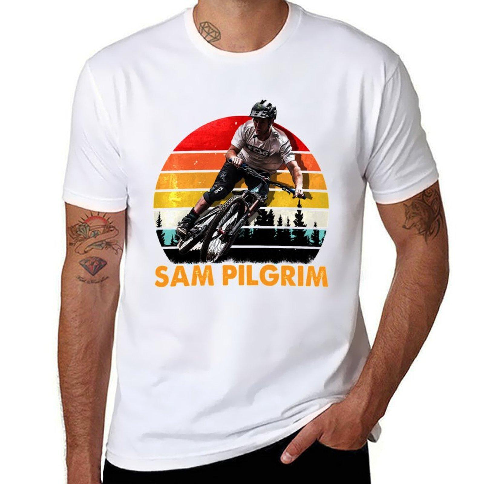 sam pilgrim T-Shirt Anime T-Shirts Oversized T-Shirts für Herren Pack Baumwoll-T-Shirt Herren 100% Baumwolle Luxusmarken-T-Shirt 4XL