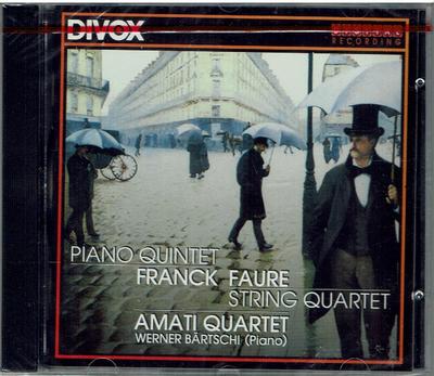 CD AMATI QUARTET, CÉSAR FRANCK, GABRIE - Piano Quintet / String Quartet CDX29001 Divox 1991 Switzerlan Classical Used