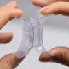 10/20pcs Wall Adhesive Hooks Transparent Wire Shelf Rack Hook Waterproof Adhesive Stickers Holder Hanging Hooks Organizer