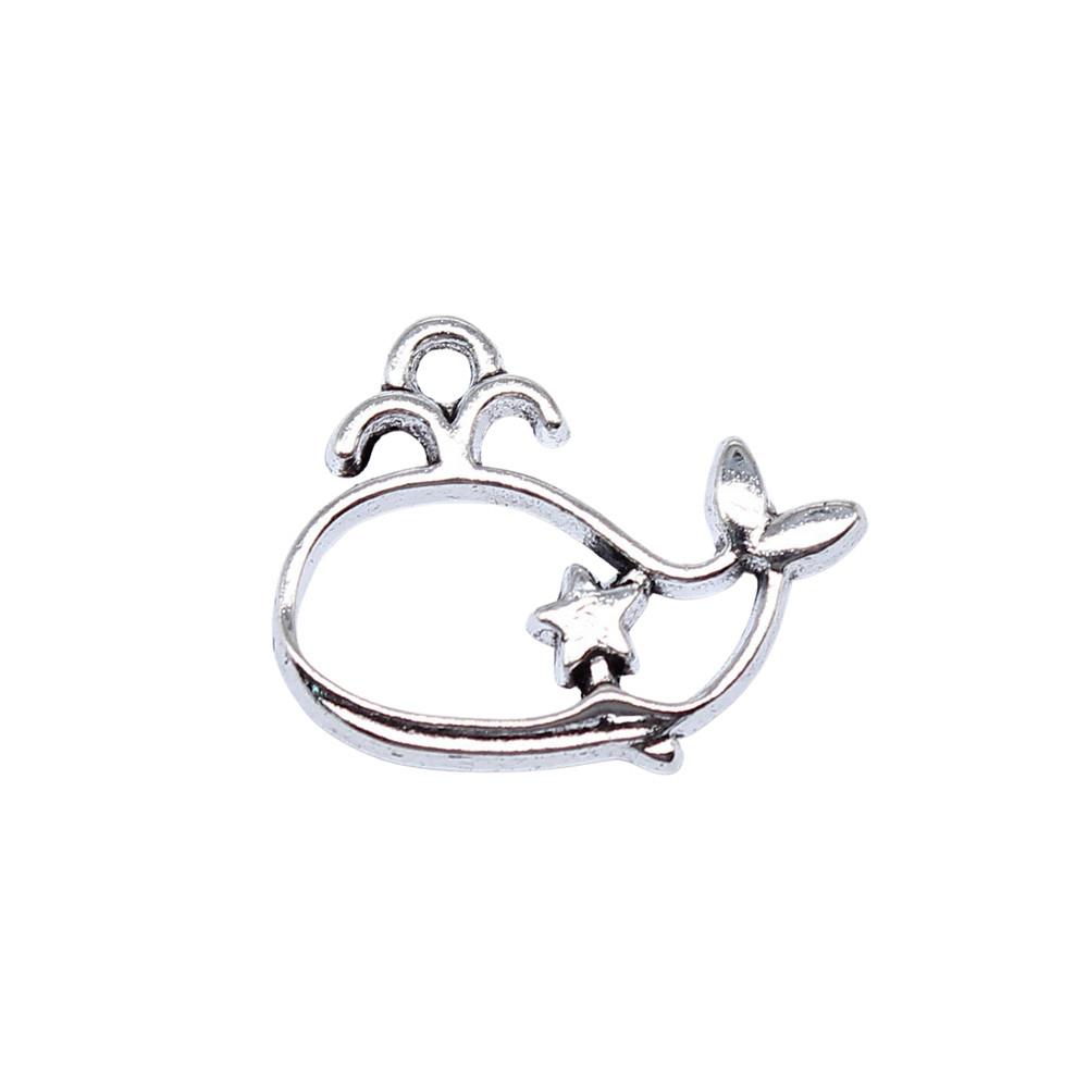 Mermaid Tail Charms Alloy Pendants For Ocean Themed Jewelry Making