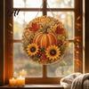Arte da appendere alla finestra Autunno Pittura Diamante Ciondolo Ornamento Acrilico Artigianato Decorativo per Accenti Autunnali della Casa Tema Festa del Raccolto Portico Giardino