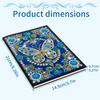 Diamond Painting DIY Notebook: Special-Shaped Shiny Design, 50 Pages, Perfect Christmas Holiday Gift