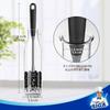Bottle for Cleaning Water Tall and Mugs MR.SIGA Long-Handle Brush, Black, Bottles, Glasses, (2 Pieces)