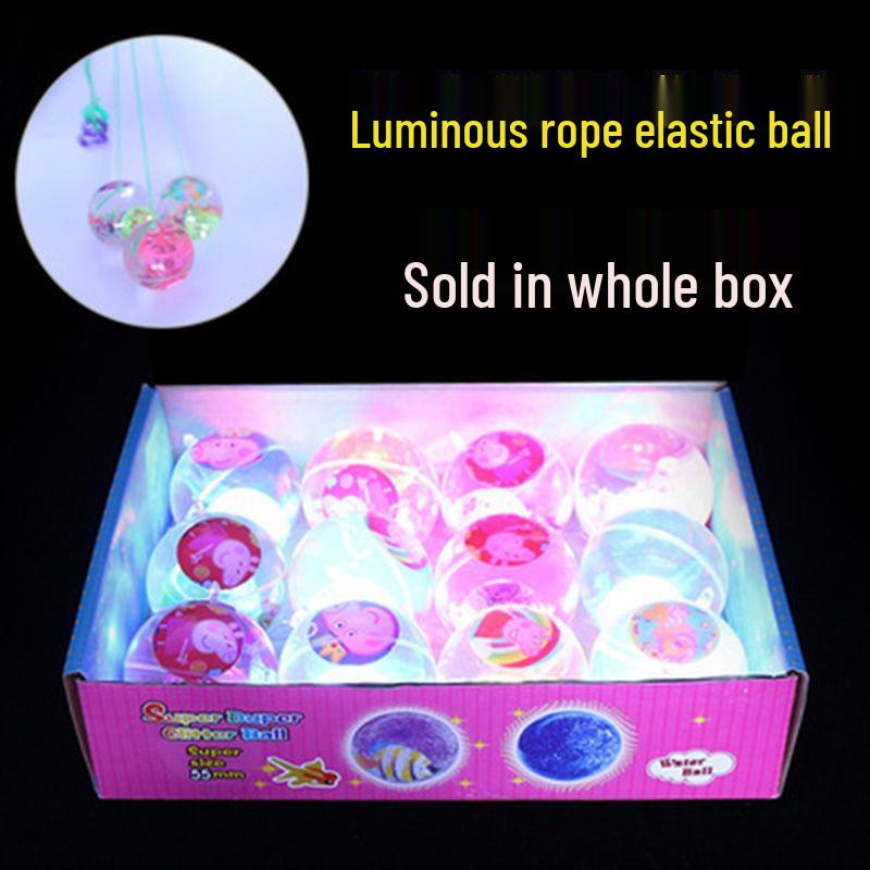 Children's Light-Up Yo-Yo: Dazzling, Bouncy Crystal Ball with String