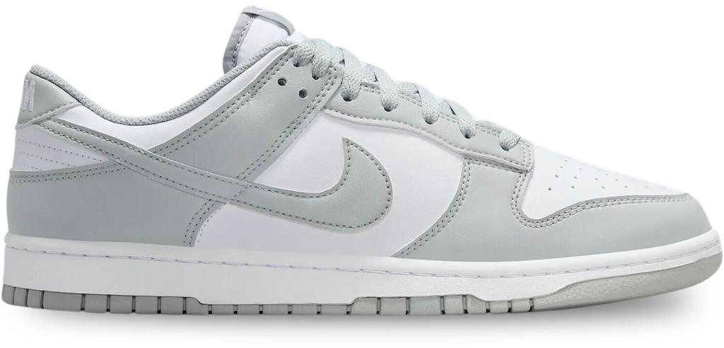 Кроссовки Nike Dunk Low Retro белый/белый/светло-дымчатый серый