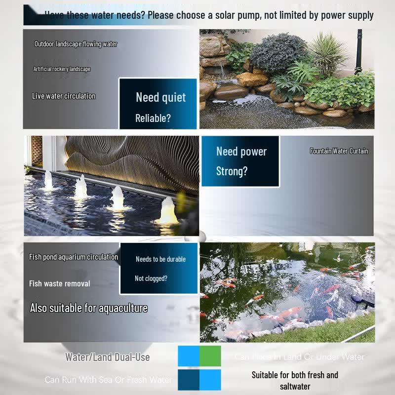 Jun Ding Ying 50L Solar Pond Pump Kit