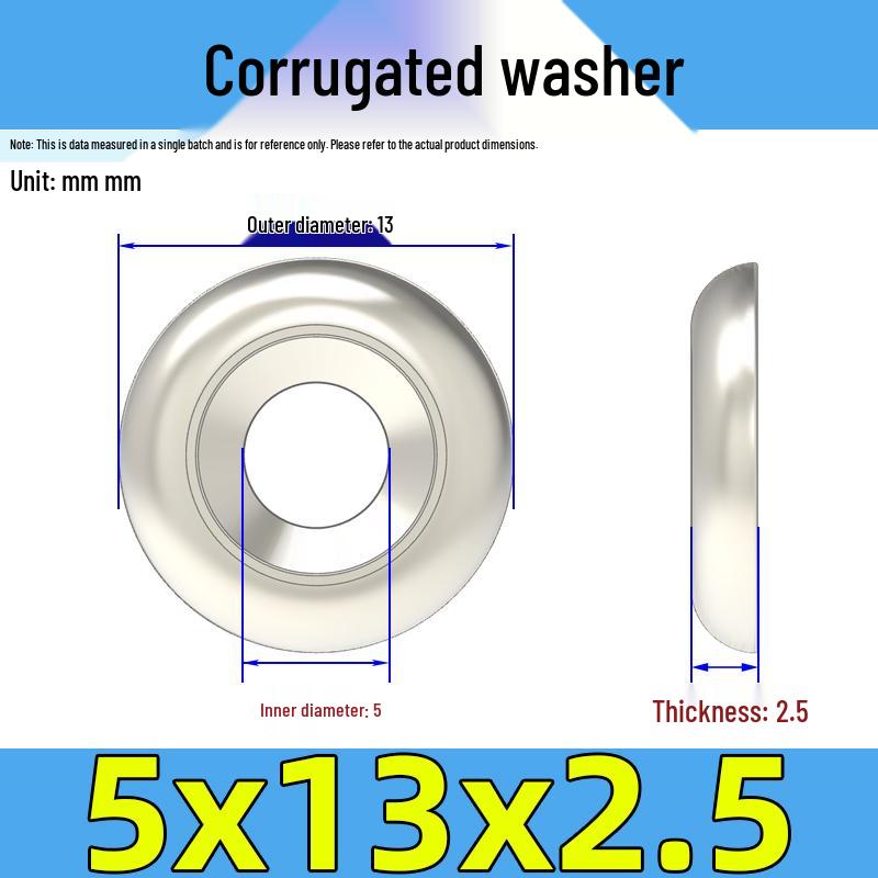 Stainless Steel/Nickel-Plated Tapered Fisheye Countersunk Decorative Washer
